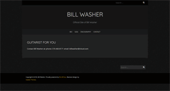 Desktop Screenshot of billwasher.com